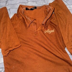 Long sleeve crop top